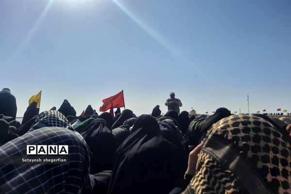 حضور دختران ناحیه ۶ مشهد در اردوی راهیان نور