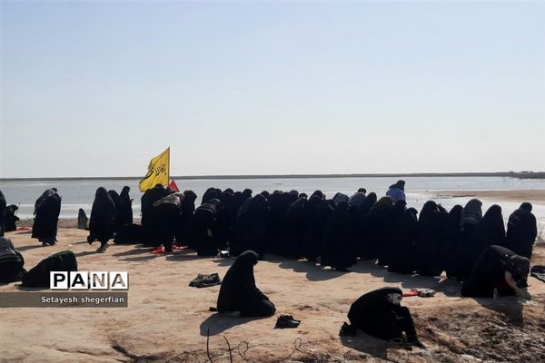 حضور دختران ناحیه ۶ مشهد در اردوی راهیان نور