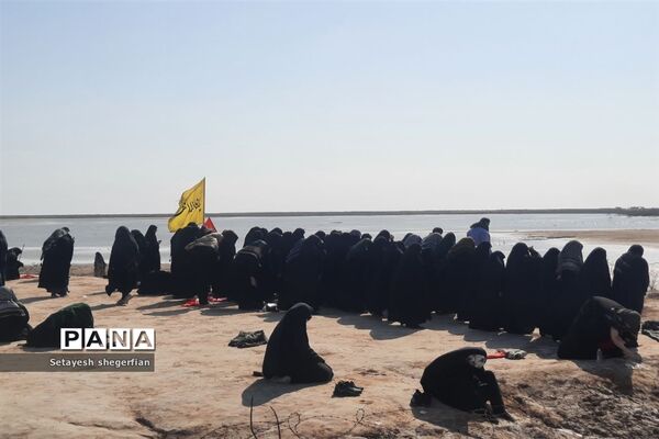 حضور دختران ناحیه ۶ مشهد در اردوی راهیان نور
