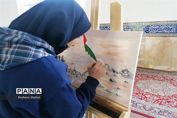 نخستین رویداد دانش‌آموزان هنرمند محور مقاومت در شهرستان کاشمر