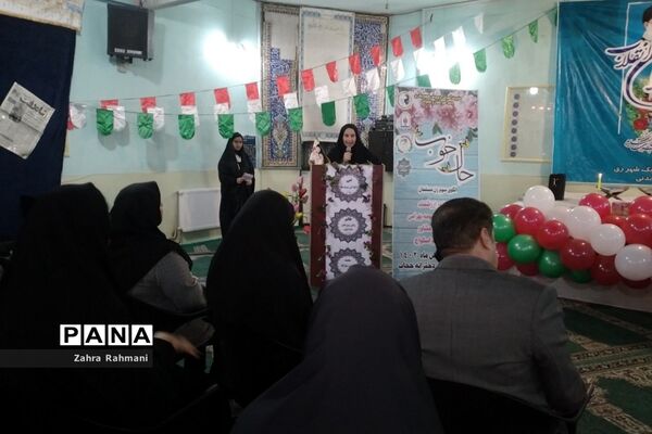 برگزاری مانور یاوران انقلاب در دبیرستان حجاب ناحیه یک شهرری