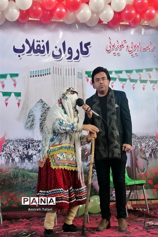 کاروان انقلاب در شهرستان بام و صفی آباد