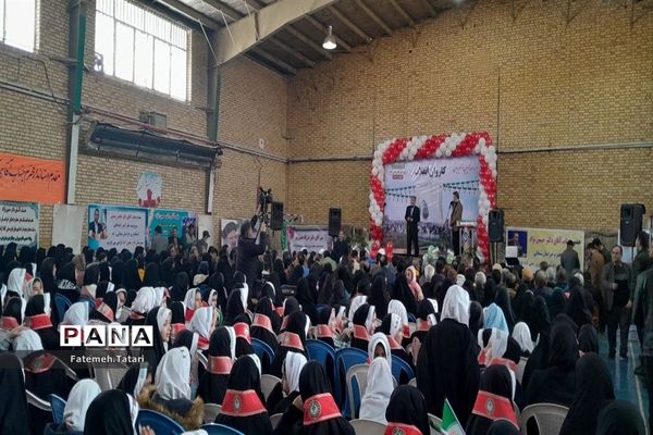 کاروان انقلاب در شهرستان بام و صفی آباد