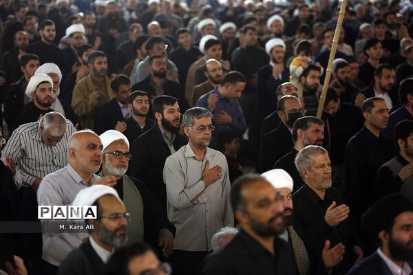 مراسم عزاداری سالروز شهادت هفتمین امام در حرم حضرت معصومه(س)