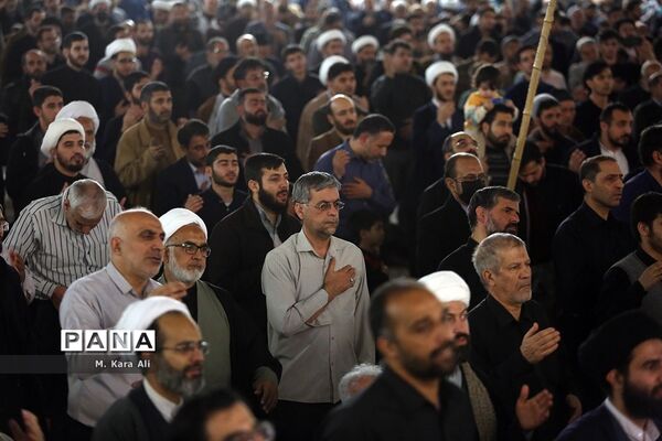 مراسم عزاداری سالروز شهادت هفتمین امام در حرم حضرت معصومه(س)