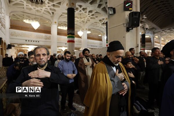 مراسم عزاداری سالروز شهادت هفتمین امام در حرم حضرت معصومه(س)