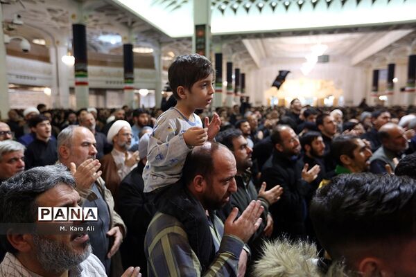 مراسم عزاداری سالروز شهادت هفتمین امام در حرم حضرت معصومه(س)