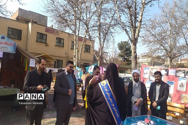 مراسم افتتاح مدرسه انقلاب و اختتامیه هفته فرهنگ وهنر نیشابور