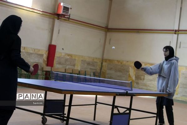 مسابقه تنیس روی میزمتوسطه اول منطقه‌ای جوادآباد