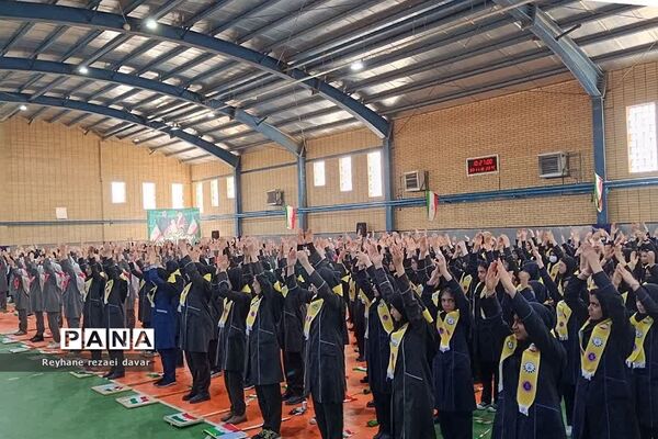 برگزاری مانور تشکیلاتی یاوران انقلابی در شهرستان شهریار