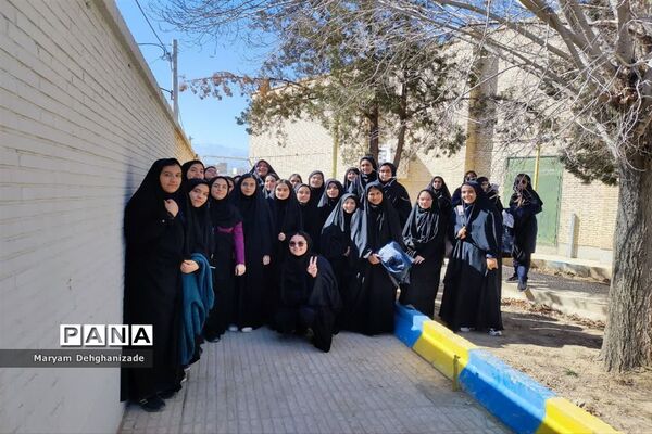فعالیت‌های دبیرستان دخترانه محمودی شهرستان مهریز در دهه فجر