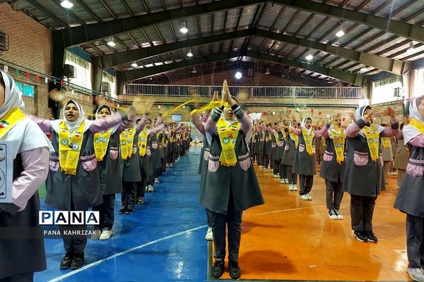برگزاری مانور یاوران انقلاب در کهریزک
