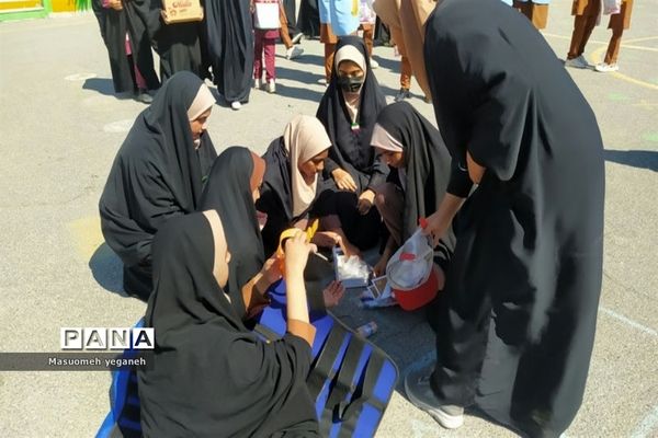 اجرای مهارت‌های تشکیلاتی در مانور یاوران انقلاب