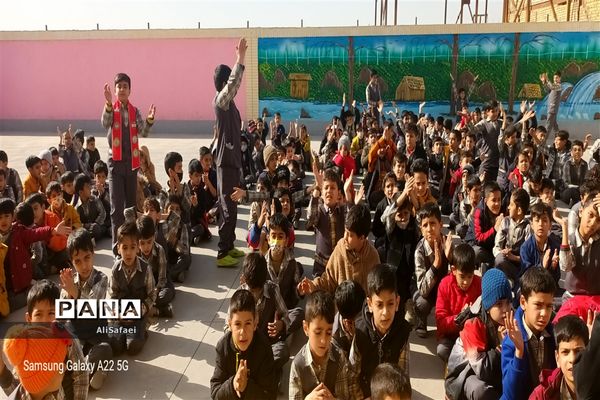 جشن مبعث در مدرسه پویندگان فرهنگ خلیل‌آباد