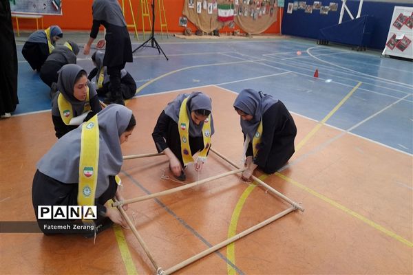 مراسم یاوران انقلاب دختران ناحیه ۷ مشهد