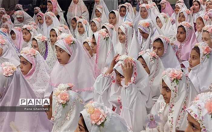 برگزاری جشن تکلیف در مدرسه حضرت مریم قرچک‌/ فیلم