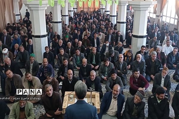 برگزاری نماز عبادی و سیاسی در شهرستان خلیل آباد