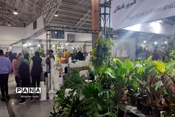 نمایشگاه گل و گیاه و سوغات درقائمشهر