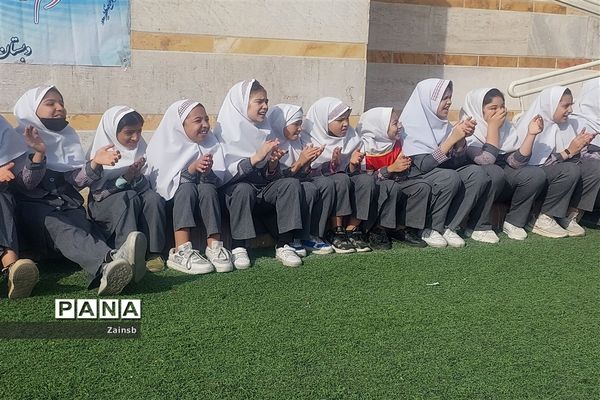 مسابقه داژبال در آموزشگاه کوثر شهر جوادآباد