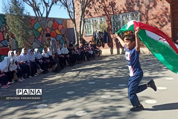 حال و هوای مدارس منطقه کهریزک در دهه فجر