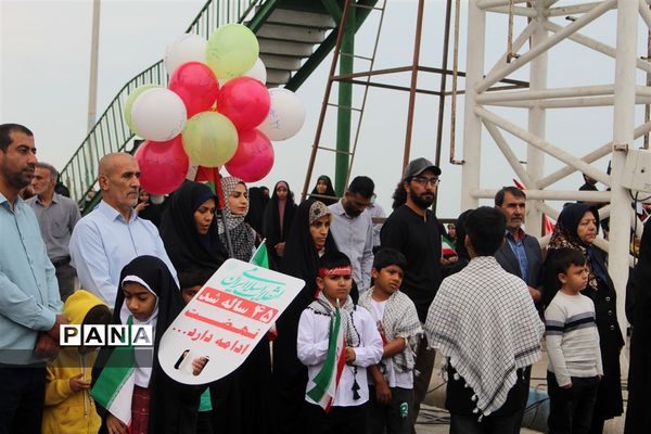 راهپیمایی ۲۲ بهمن در بندرعباس