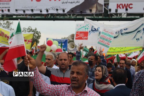 راهپیمایی ۲۲ بهمن در بندرعباس
