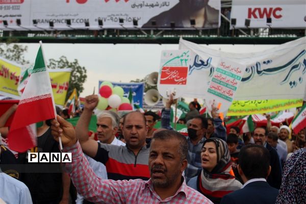 راهپیمایی ۲۲ بهمن در بندرعباس