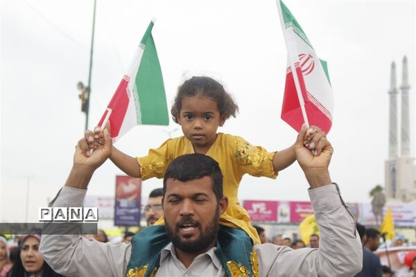 راهپیمایی ۲۲ بهمن در بندرعباس