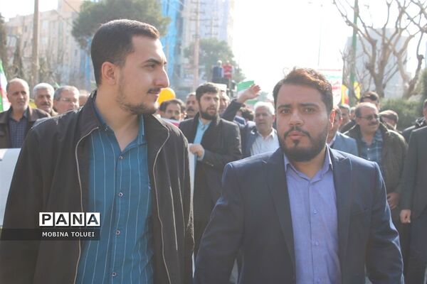 راهپیمایی گرامیداشت سالروز پیروزی انقلاب اسلامی در ناحیه یک بهارستان