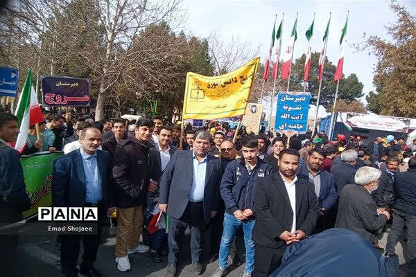 برگزاری راهپیمایی 22 بهمن‌ماه در کاشمر
