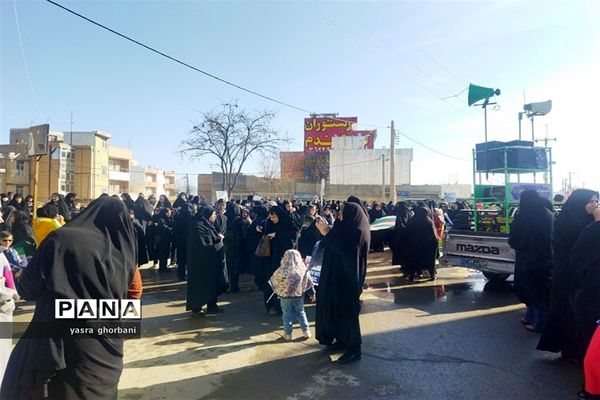 راهپیمایی ۲۲ بهمن در شیروان