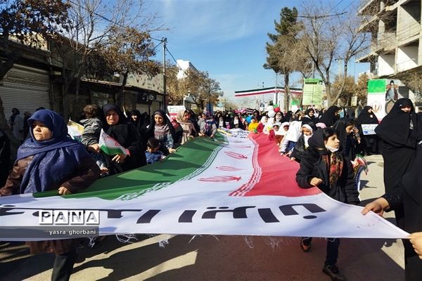 راهپیمایی ۲۲ بهمن در شیروان