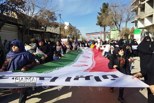 راهپیمایی ۲۲ بهمن در شیروان