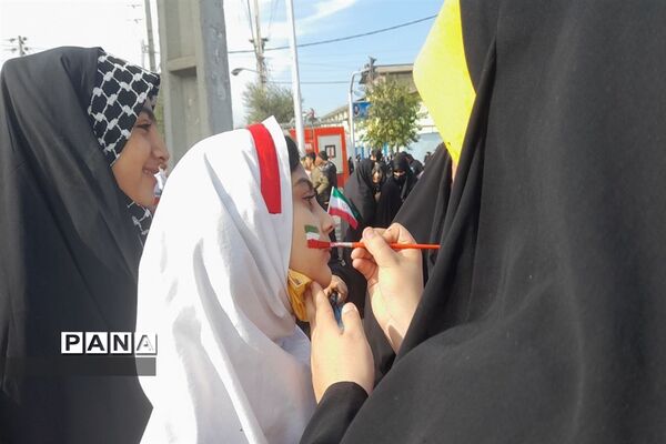راهپیمایی 22 بهمن در شهرستان کردکوی