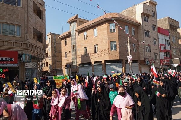 خروش عظیم ملت ایران در راهپیمایی ۲۲ بهمن نصیر شهر