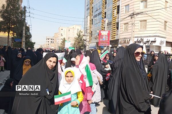 خروش عظیم ملت ایران در راهپیمایی ۲۲ بهمن نصیر شهر