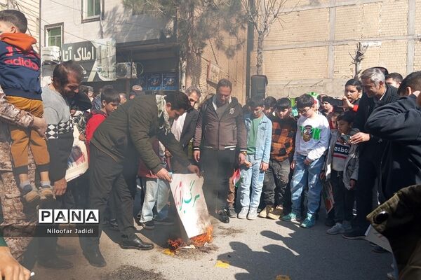 خروش عظیم ملت ایران در راهپیمایی ۲۲ بهمن نصیر شهر