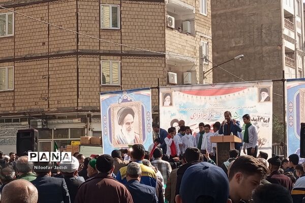 خروش عظیم ملت ایران در راهپیمایی ۲۲ بهمن نصیر شهر