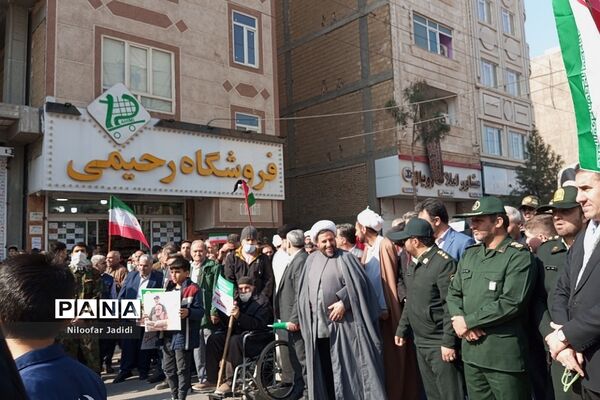 خروش عظیم ملت ایران در راهپیمایی ۲۲ بهمن نصیر شهر