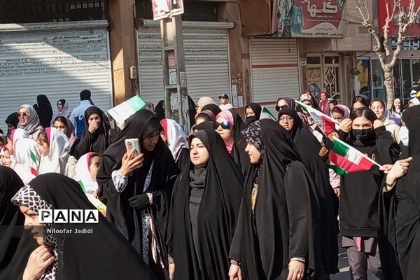 خروش عظیم ملت ایران در راهپیمایی ۲۲ بهمن نصیر شهر