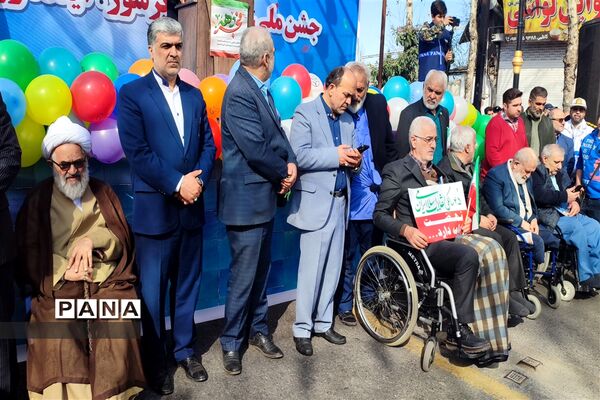 راهپیمایی ۲۲ بهمن در شهرستان قائمشهر
