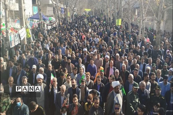 راهیپمایی 22 بهمن در شهرستان مینودشت