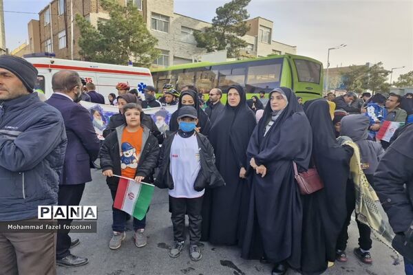 راهپیمایی مردم  خراسان جنوبی  در ۲۲ بهمن
