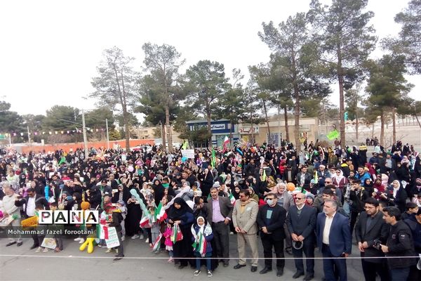 راهپیمایی مردم  خراسان جنوبی  در ۲۲ بهمن