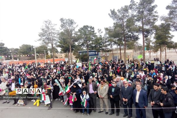راهپیمایی مردم  خراسان جنوبی  در ۲۲ بهمن