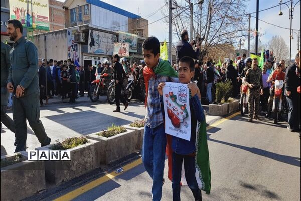 راهپیمایی بیست و دوم بهمن در شهرستان گالیکش