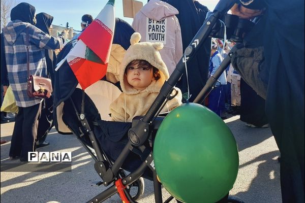 راهپیمایی بیست و دوم بهمن در شهرستان گالیکش