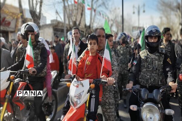 راهپیمایی بیست و دوم بهمن در شهرستان گالیکش