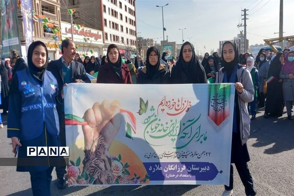 راهپیمایی باشکوه یوم‌الله ۲۲ بهمن در شهرستان ملارد