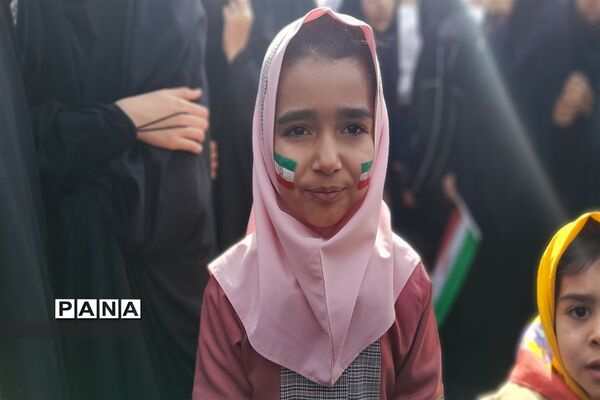راهپیمایی 22 بهمن در شهر سلامی